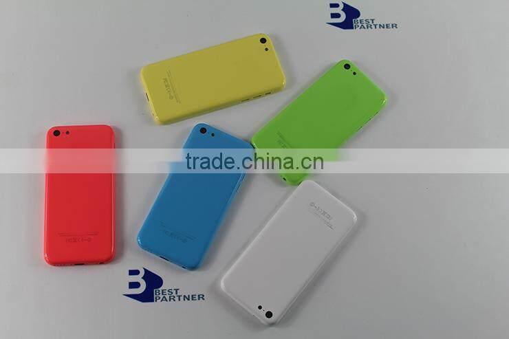 Hot selling cover for iphone 5c back cover gold