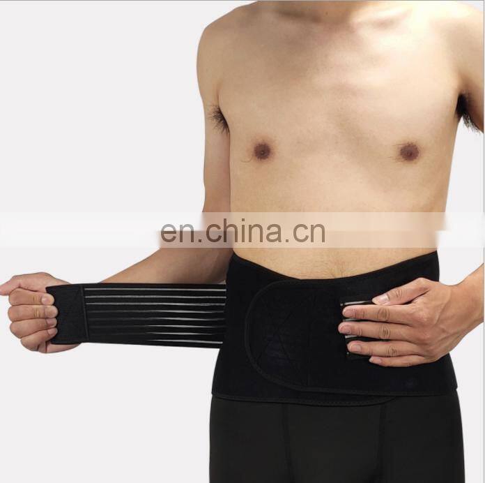 Adjustable breathable man waist back sweat corset, squat protection belt, weight lifting, pressure relief belt