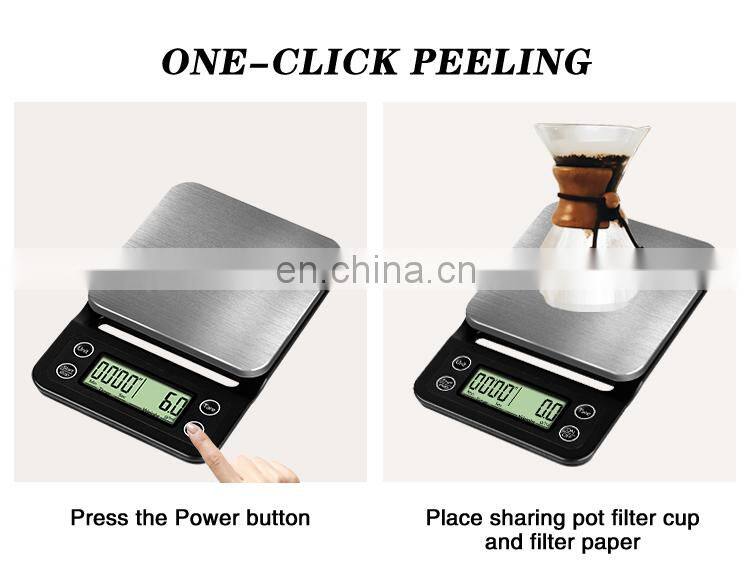 Good Quality 3Kg Economic Balance High Accuracy Kitchen Coffee Scale 3Kg 0.1G Electronic Balance Scale