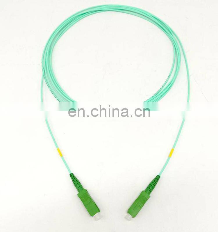 1.6mm 2.0mm sm aqua patch cable 9/125 sc/apc to sc/apc 1.5m 3.5m white simplex optical fiber patch cord