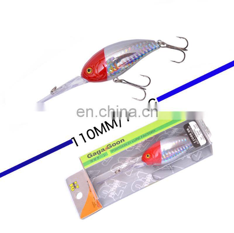 110mm 13g Wholesale High Free Samples Quality Fancy Long Lip Deep Diving Crankshad Fish Bait