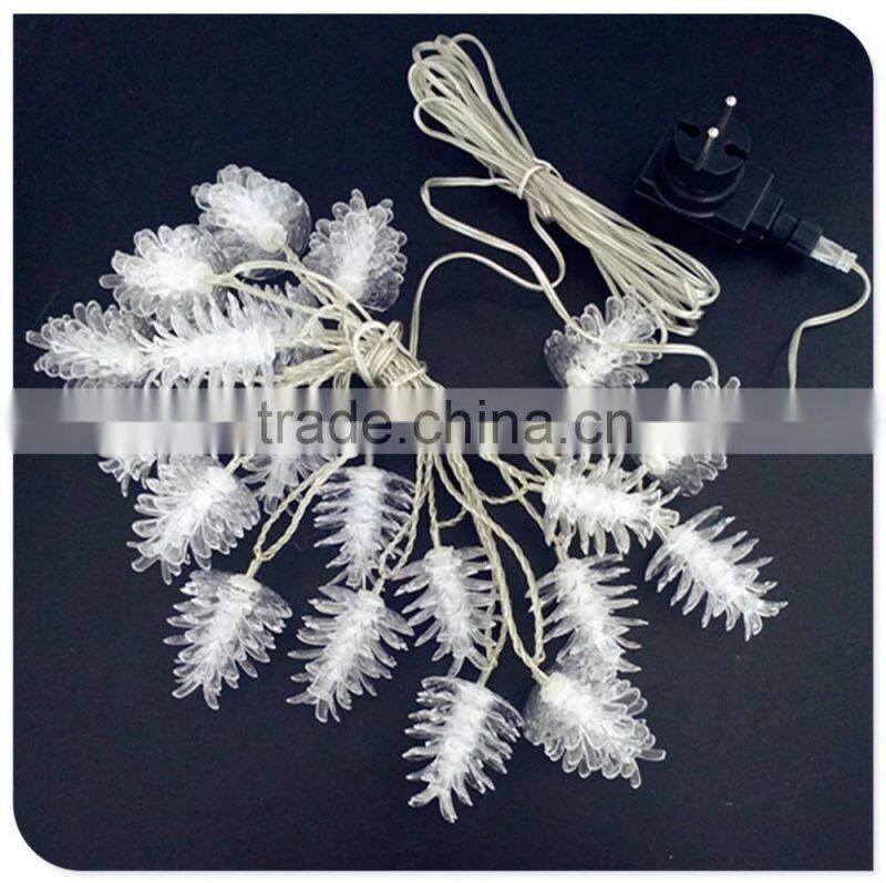 led christmas light with pinecone outdoor use