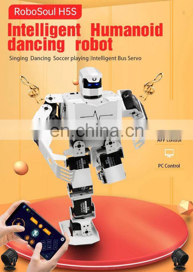 Assembled RoboSoul H5S 16 DOF Humanoid Robot Programmable Robot Education Dancing Robot