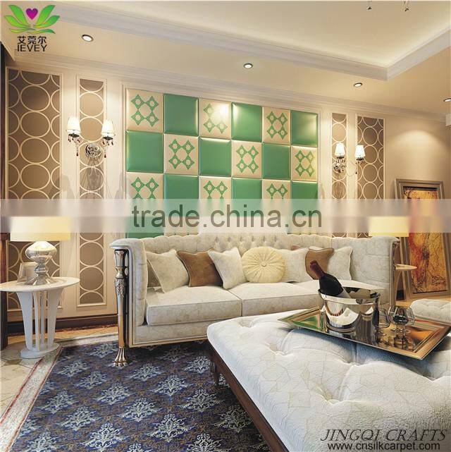 Good quality new arrival high density hand knotted pure handmade Chinese silk carpet