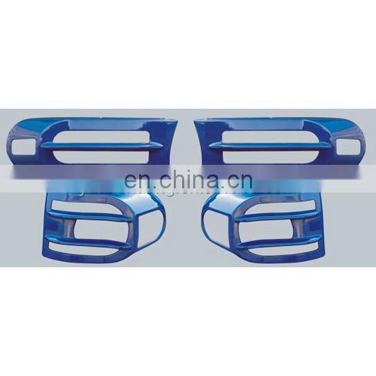 Various colors Headlamp Cover for FJ Cruiser 2007+ ABS car decoration front&rear light cover for FJ Cruiser