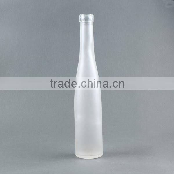 400ml white glass champagne bottle
