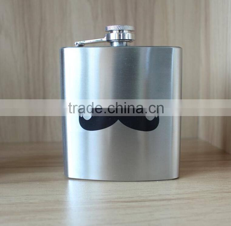 Man wisky stainless steel hip flask 12oz hip flask
