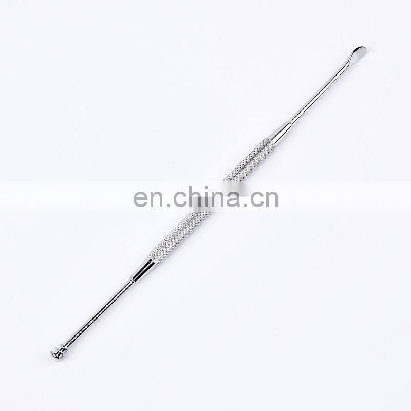 Stainless steel Ear Cleaner Portable Ear Wax Pick Double Headed Ear Spoon Cleaning Tool