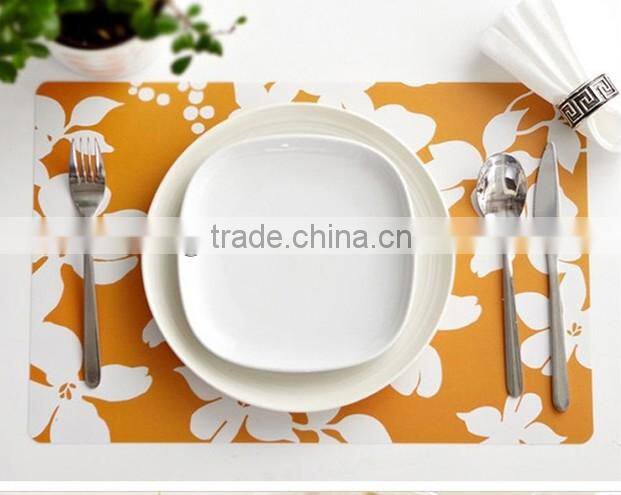 Eco friendly custom design pp placemat, heat waterproof Dining table placemat