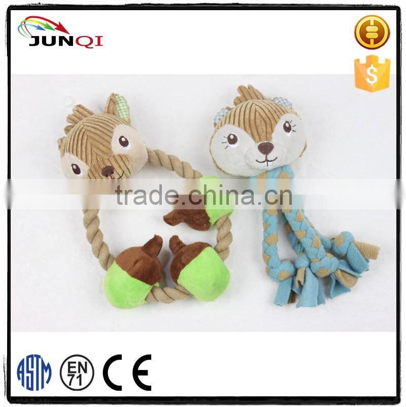 Wholesale Factory Hot Selling Various Plush Toys Animal Rope Toy Dog