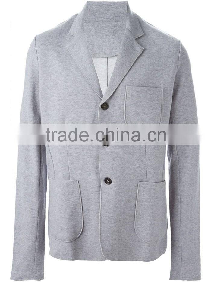 China wholesales casual light grey mens suit blazer