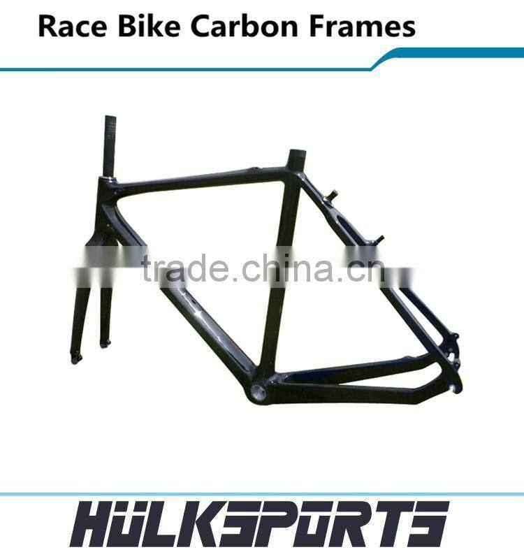 High-end 3K/UD carbon cyclocross frames V-brake race bike carbon frameset 51/53/55/57CM full carbon road bike frame