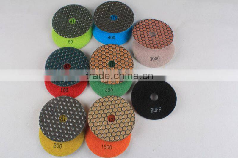 Premium 7-step dry polishing pad