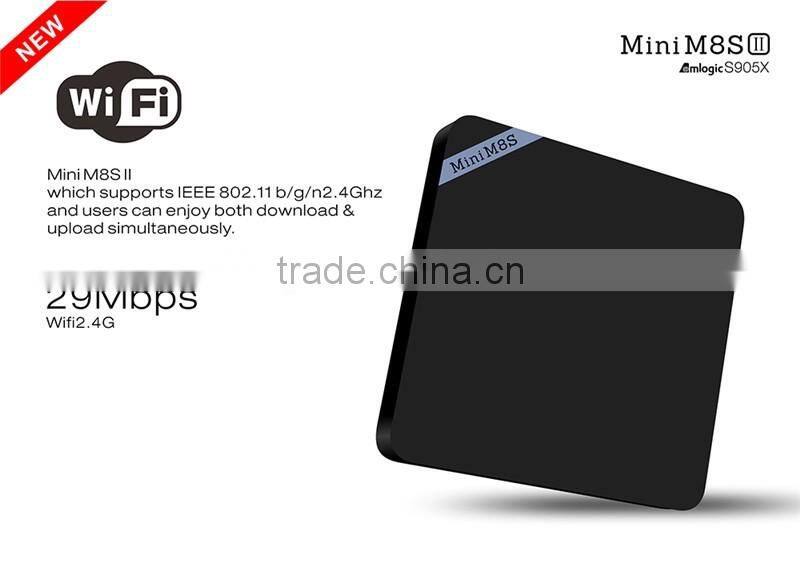 Newest Google Android6.0 Set Top Box 4K 2K Kodi Fully Loaded Quad Core Amlogic S905X TV Box