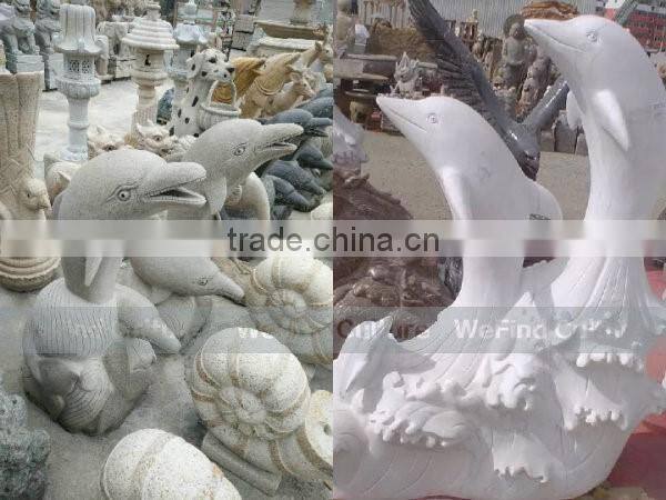 Giraffe Stone Carving Statue for Park