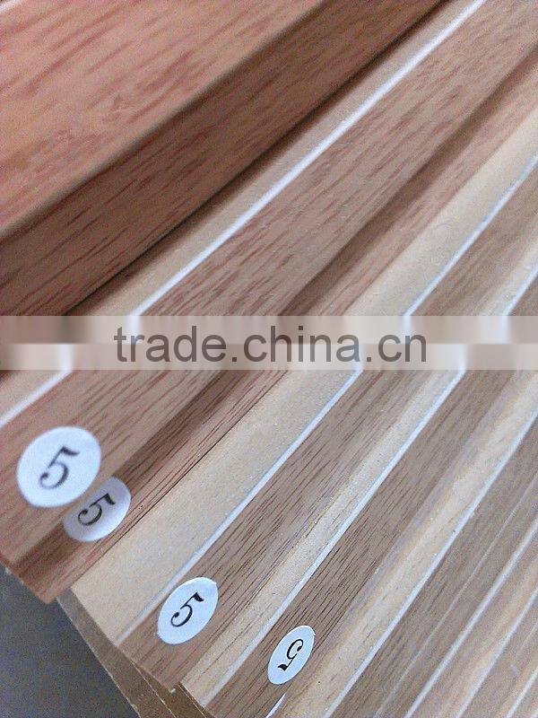 Perforation of melamine particleboard making for furniture