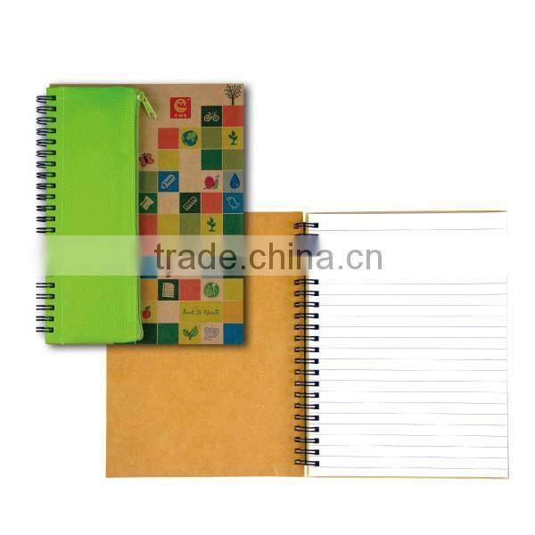 High Quality Fashionable Spiral Custom Notepads Wholesale with Pen
