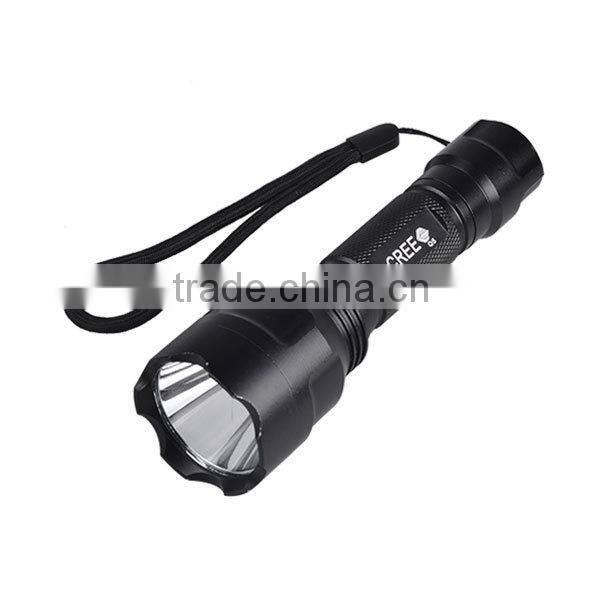 C8 XM-L LED T6 Torch Rechargeable Battery 5 Mode Flashlight 1000 lumens
