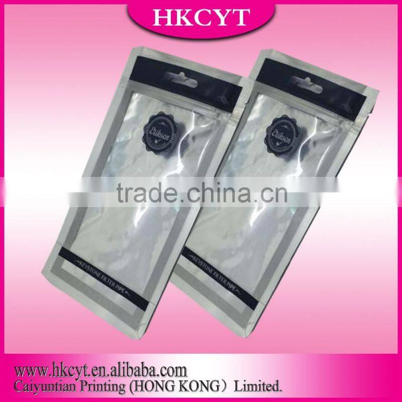 new products high quality super cigar plastic bags with zipper