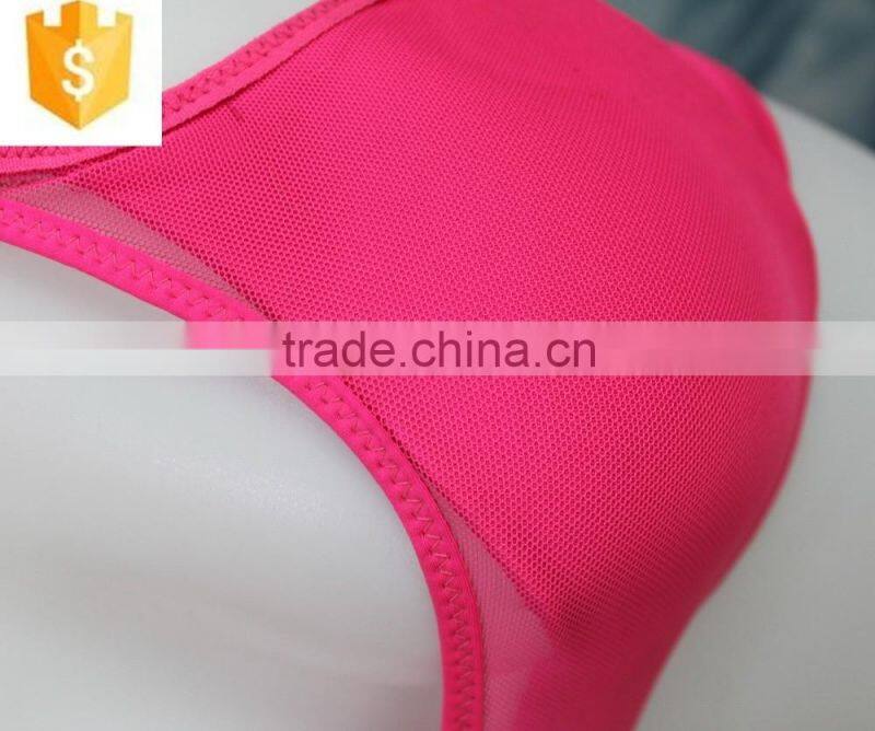 The sweet girl tie type sports bra