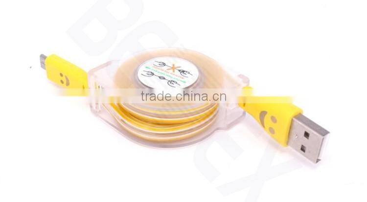 6ft 5 Pin Micro LED Light USB Charging Cable