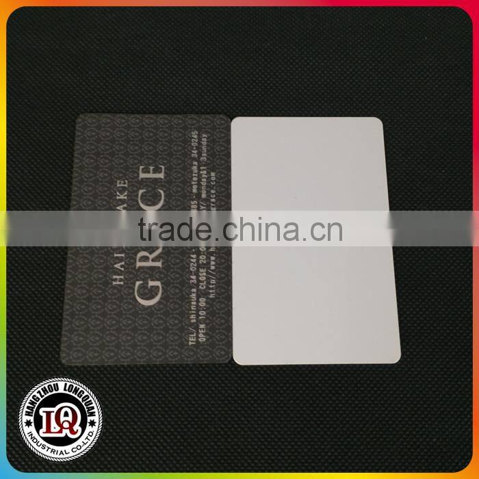 Plastic PVC Stamping Silver Contact IC Card