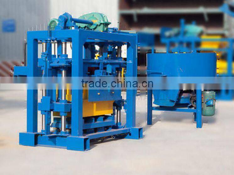QTF40-2 Old customer test free manual block making machine price in india/philippines