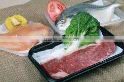 disposable plastic absorbent meat tray