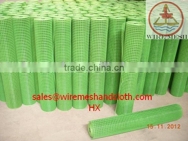 PVC coated welded wire mesh fence