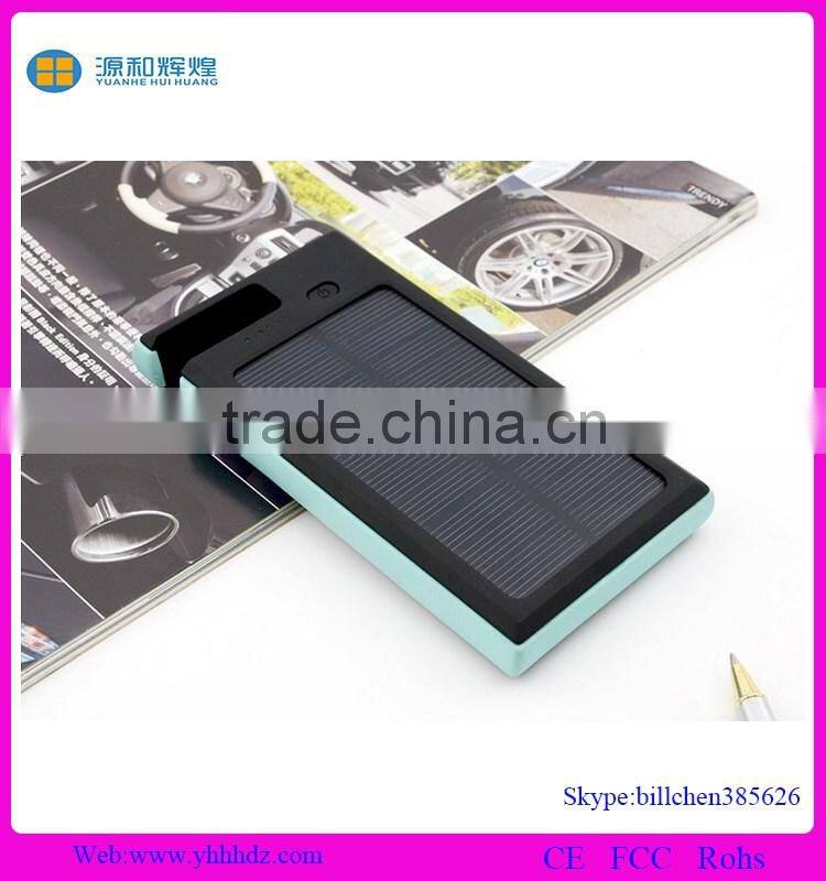 2016 New idea Outdoor waterproof solar polymer battery 12000mah for Samsung and Iphone