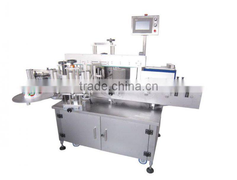 Multifunctional high-precision flat bottle double sides labeling machine