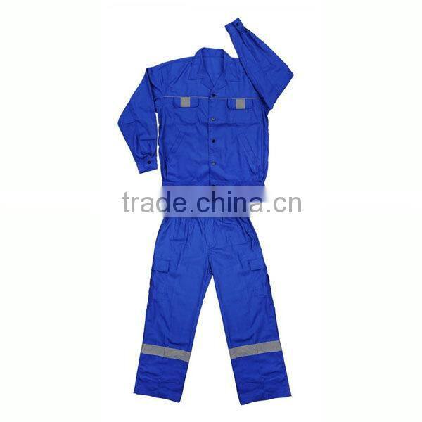High Visibility 100% Cotton Coverall with Reflective Strips