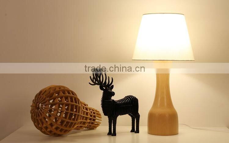 LED Wood table lamp LED Wood table Light JK-879-14 western contemporary wooden table lamp modern bedside lamp