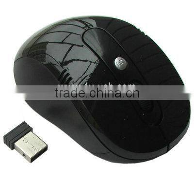 2.4GHz Wireless Optical Mouse with USB Receiver, Plug and Play