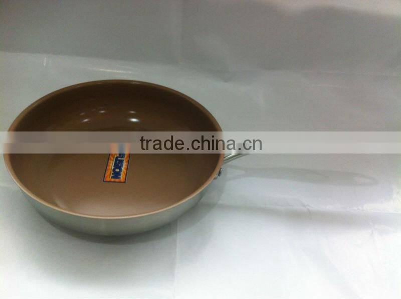 Colorful 304 stainless steel non stick cookware