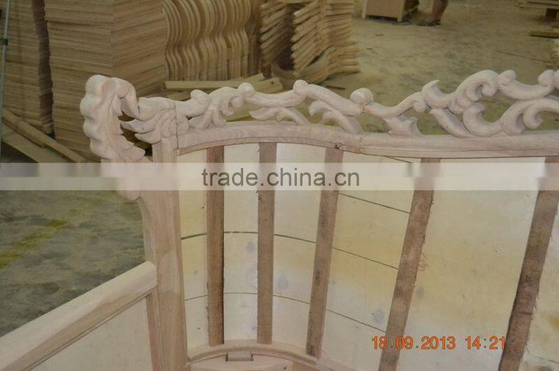 White solid wood TV stand XTV10018