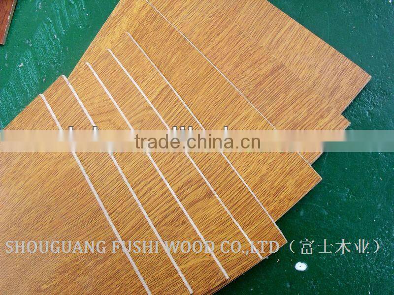 birght red color melamine laminated MDF board sheet wood price