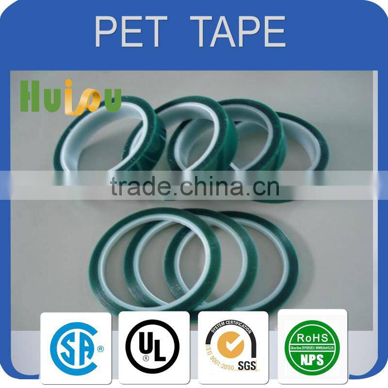 High Temperature Green PET Masking adhesive Tape for PCB Soldering