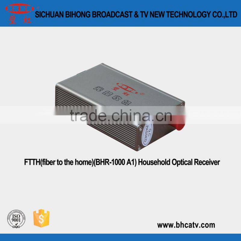 1330nm/1550nm optical signal to RF FTTH CATV optical receiver with double wavelegth