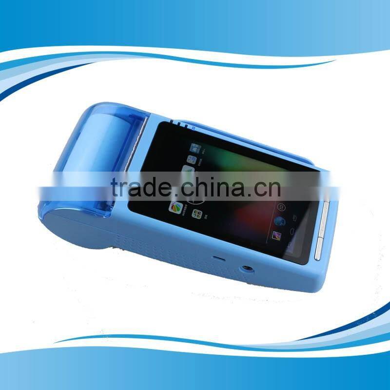 Factory price 4 inch touch Android pos terminal with thermal printer barcode scanner NFC reader