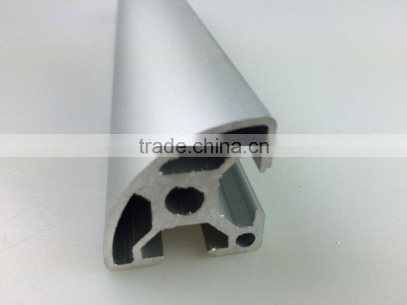 6063 t5 aluminum extruded profiles 30x30 r90