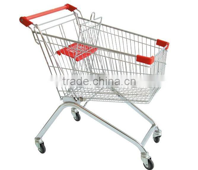 Factory whole price hot sale supermarket European style supermarket with huge capacity shopping trolley