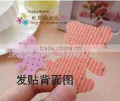 Lovely fashion magic tape for hair decoration beautiful style