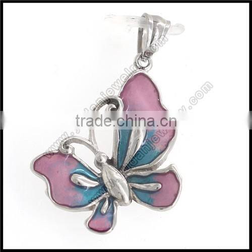 custom engrave butterfly pendant necklace