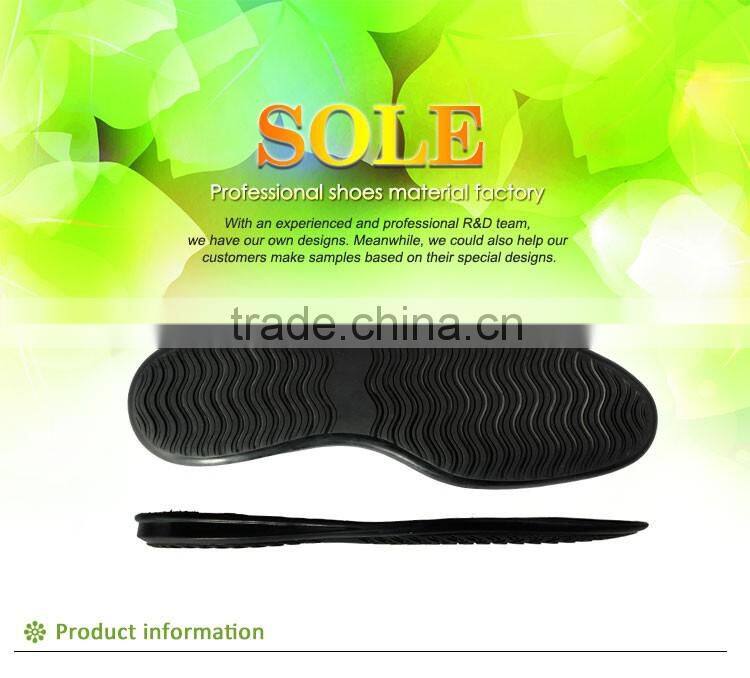 Black color flexible casual shoes rubber outsoles