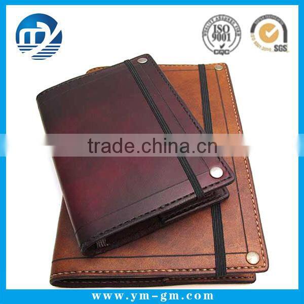 New products leather cover pu notebook / creative covers for hardcover notebook
