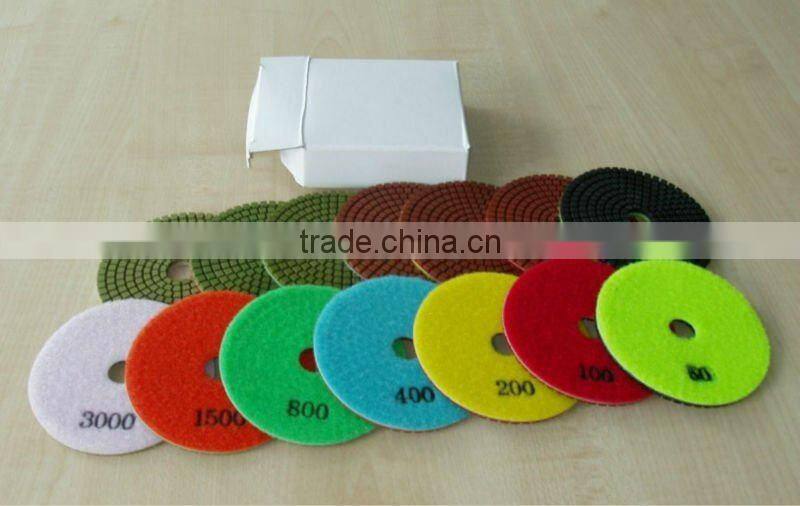 marble diamond polishing pad for wet polishing