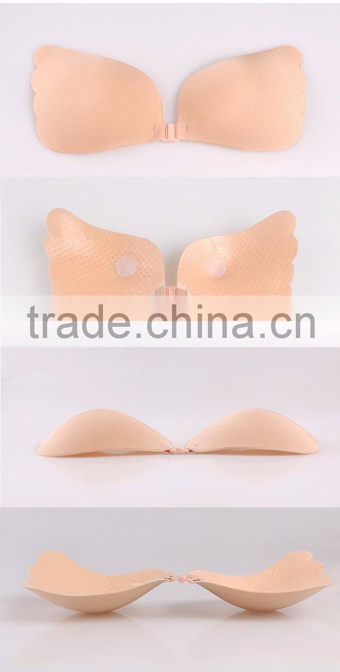OEM Breathable Cloth Chinese Angel Very Hot Sexy Girl Silicone Sexy Breasts Form Bra