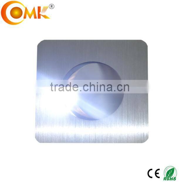 LED white/black/sliver 1w/3w mini indoor wall lights