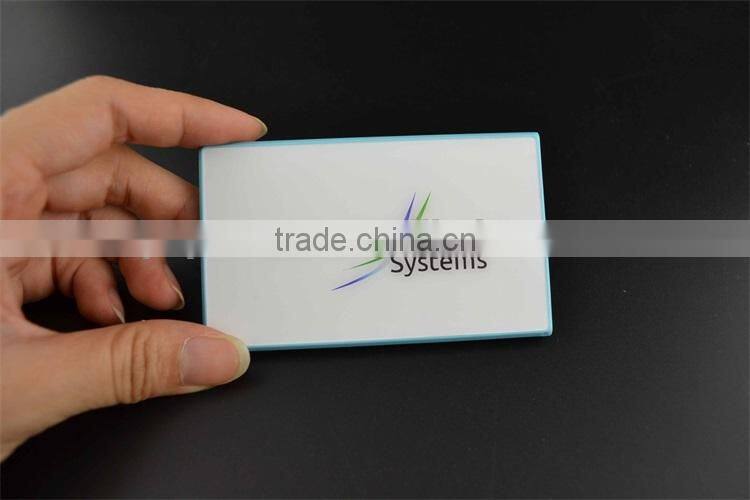 2200mAh Credit Card Shape Mobile Power Bank with Full Color Printing